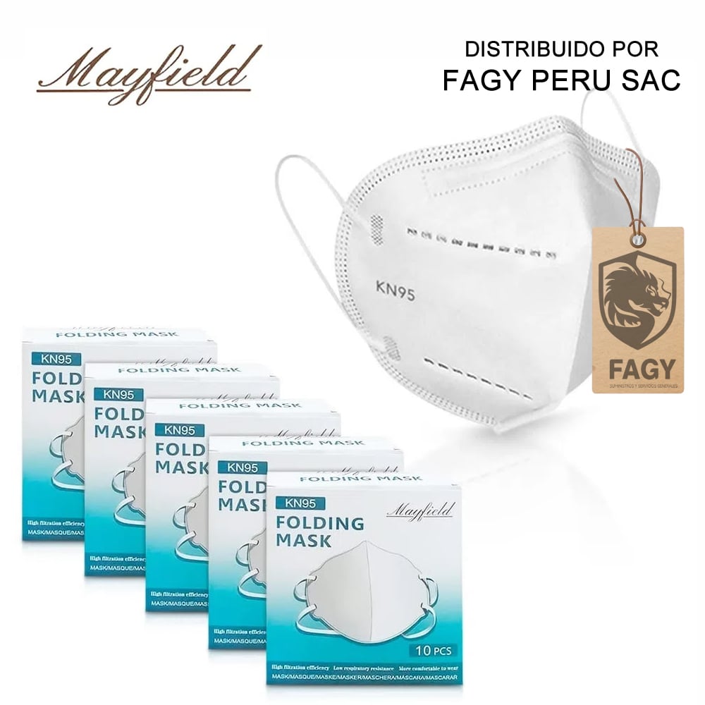 Mascarilla Mayfield KN95 Folding Mask Pack 10 UND - Mayfield