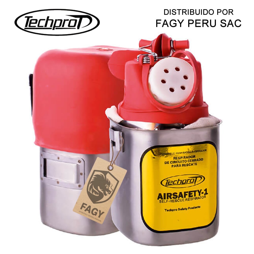 Autorescatador Airsafety de Circuito Abierto - Techprot
