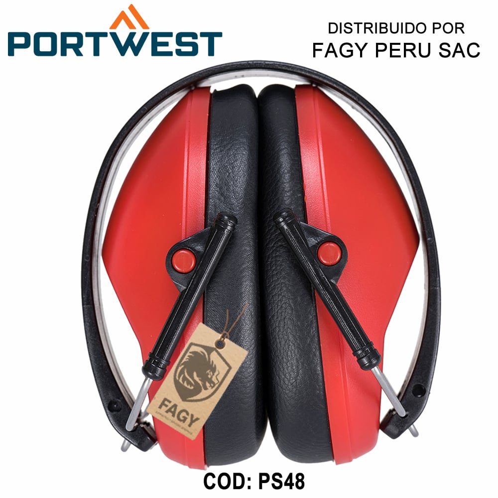 Orejera Portwest Slim Ear Muff SNR 22 dB PS48