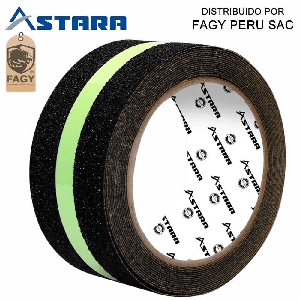 Cinta antideslizante fotoluminicente 5cm x 5m Astara - Astara