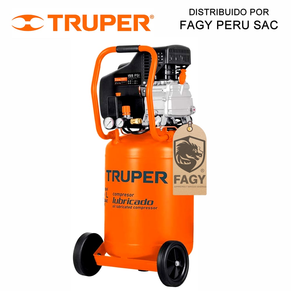Compresora de Aire Truper 102117, 50 Litros Vertical - Truper