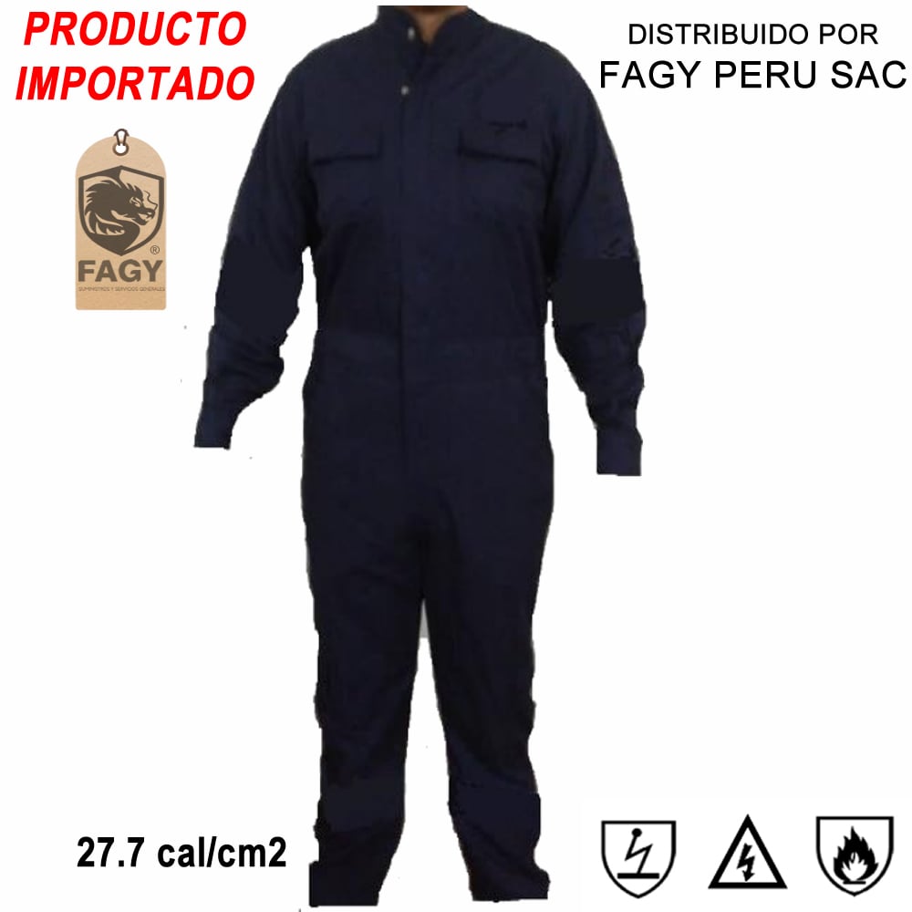 Mameluco resistente a la llama(ignifuga) de 27.7 cal/cm2 repeltek - Repeltek