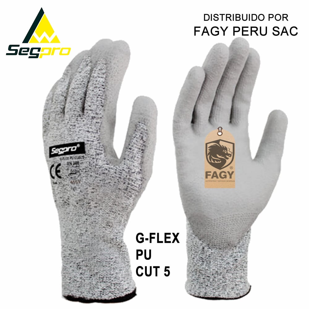 Guante anticorte G-flex cut 5 segpro - Segpro