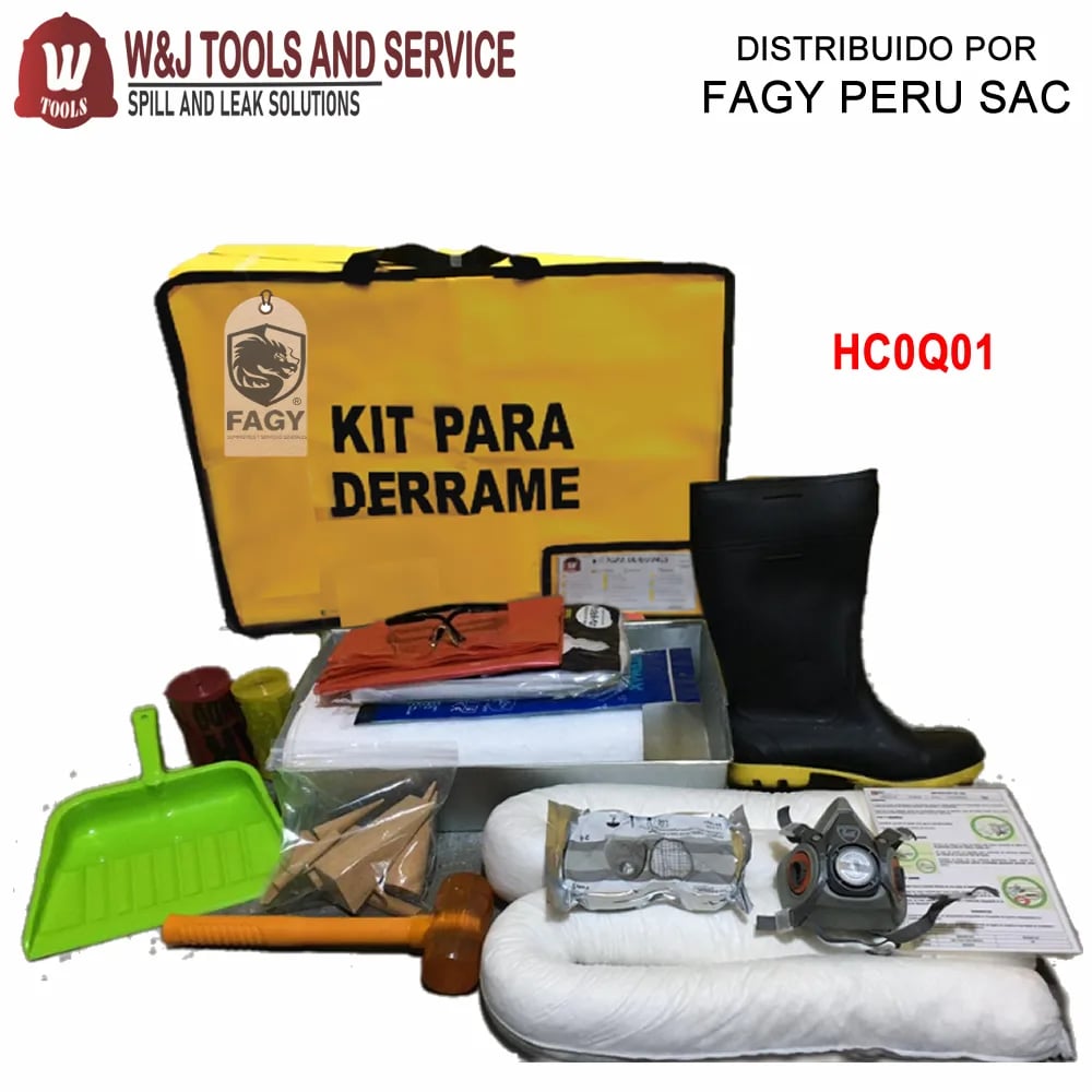 Kit antiderrame vehiculos de carga liviana minera quellaveco