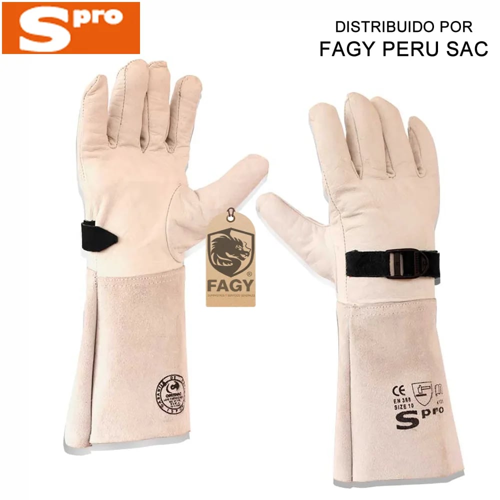 Sobreguante dielectrico cuero champagne 14 pulgadas Spro - Spro