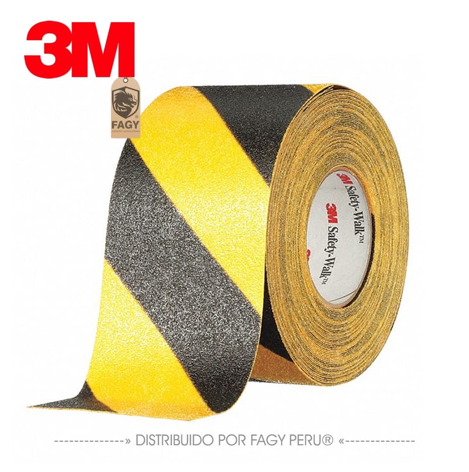 Cinta antideslizante 3M safety walk Amarillo-Negro - 3M