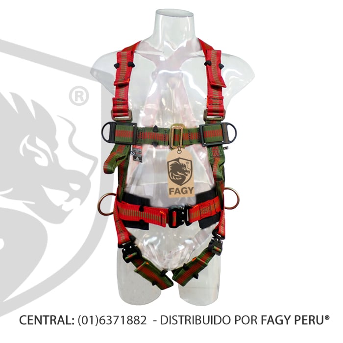 Arnés kevlar ignifugo 4 argollas ANSI516 Deltaplus