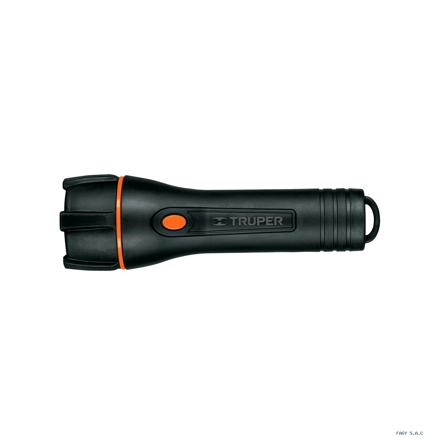 Linterna plástica 1 LED 180 lm con 2 pilas D Truper LIPLA-180 13019