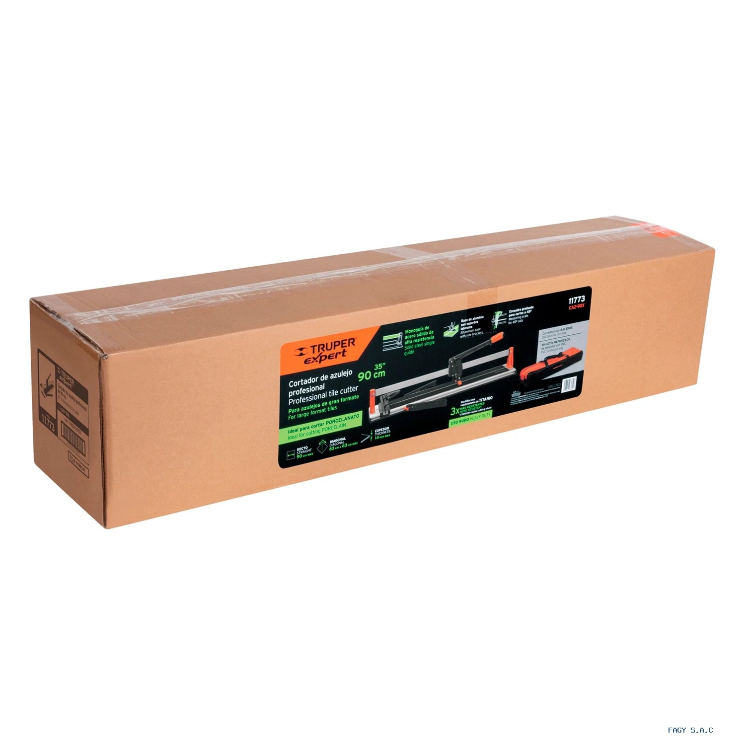 Cortador azulejo 35″ (90 cm) gran formato c/maletín Expert 11773