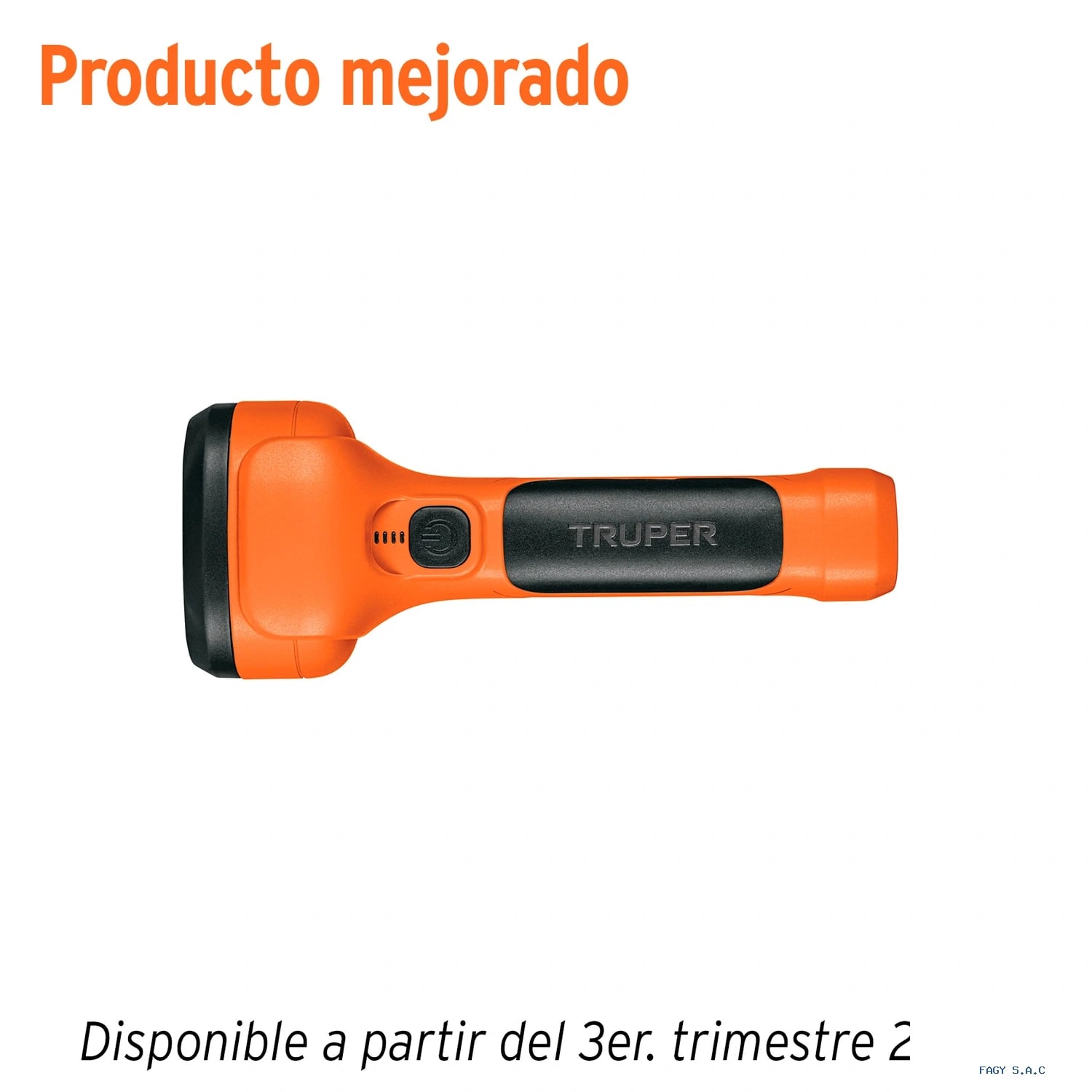 Linterna plástica de LED 350 lm recargable Truper LILE-11T 19847