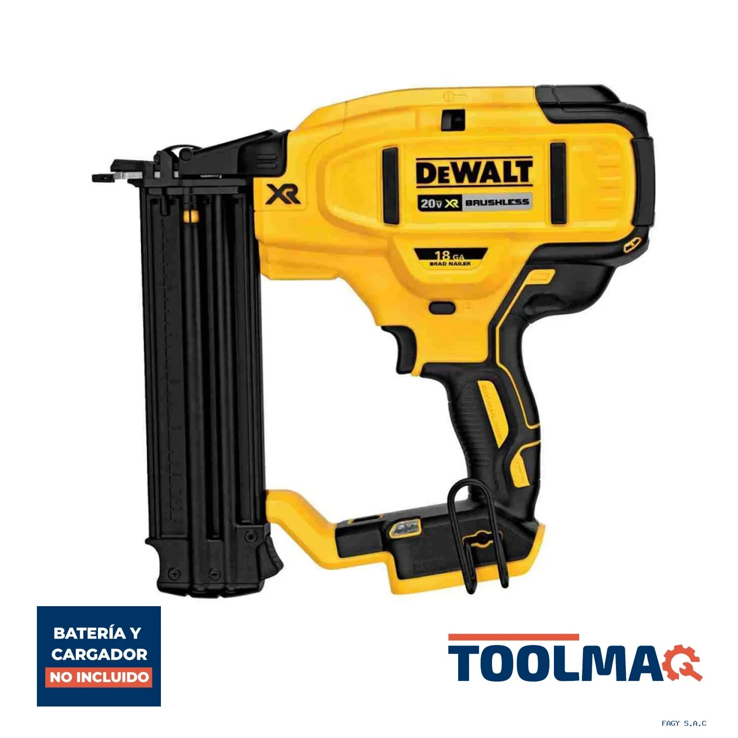 Clavadora 5/8" – 2 1/8" 20V Calibre 18 Xr Baretool Dewalt DCN680B