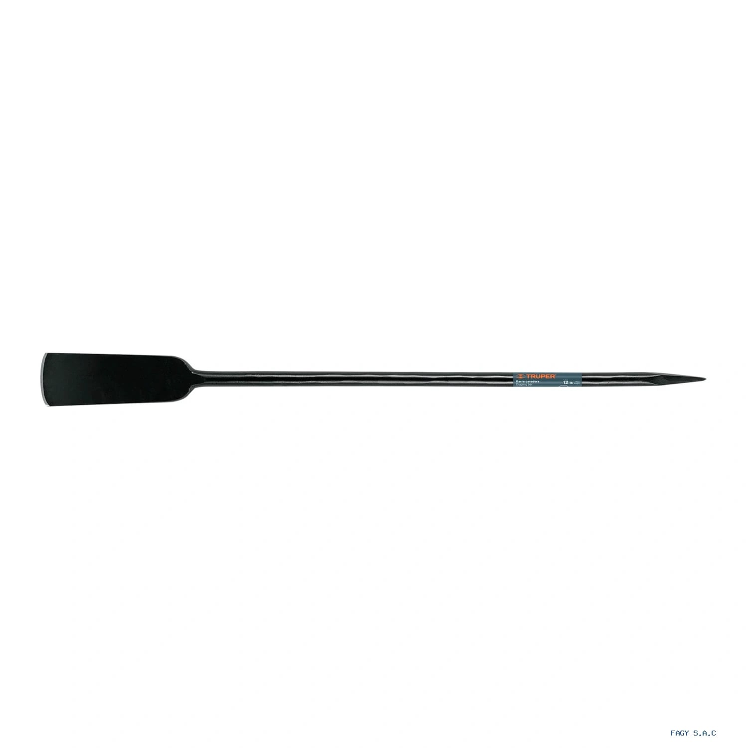 Barra cavadora 1" x 120 cm, escoplo 102 mm, TRUPER 19985