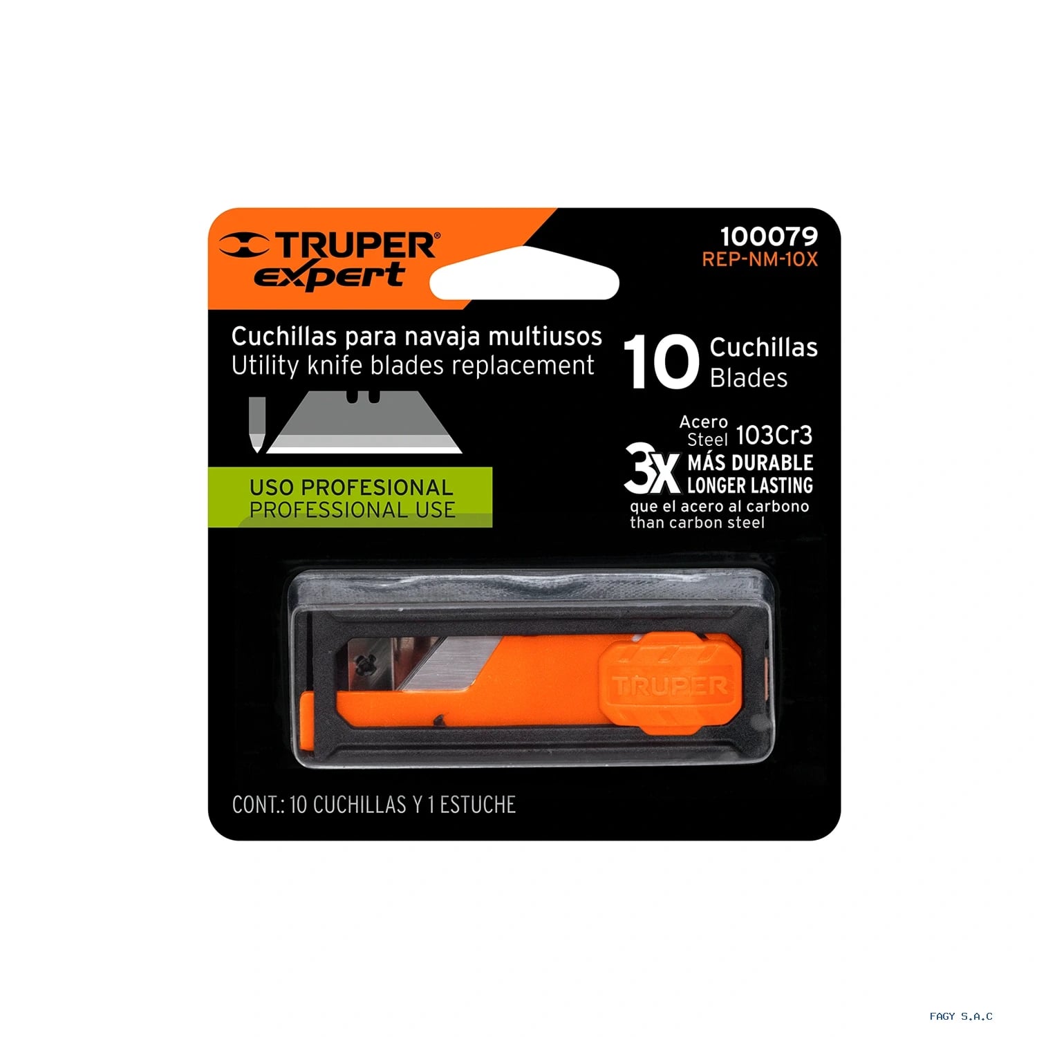 Dispensador con 10 cuchillas para NV-7X y NM-6 Expert 100079