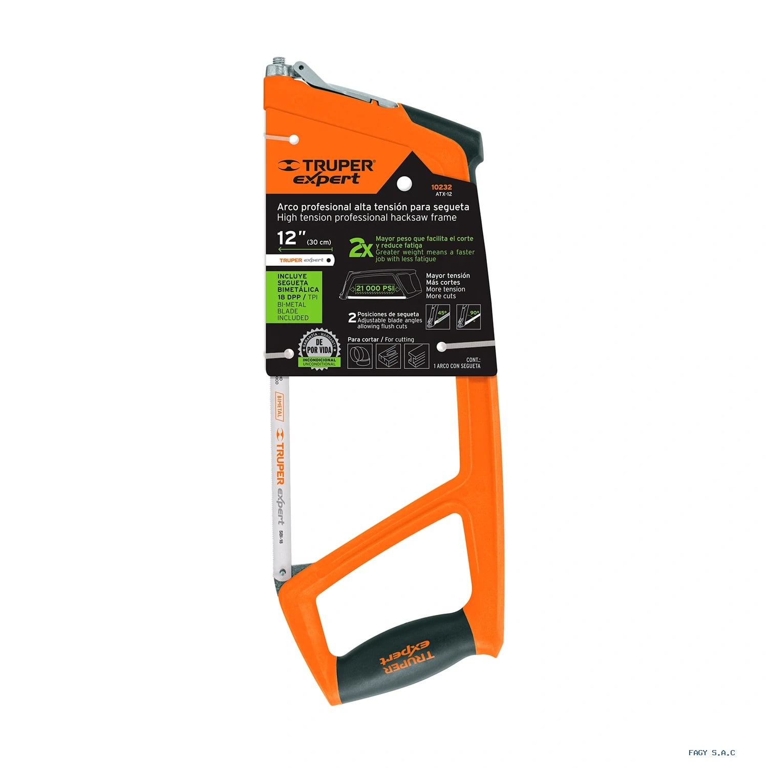 Arco 12" profesional extra pesado de 1 kg, Truper Expert 10232