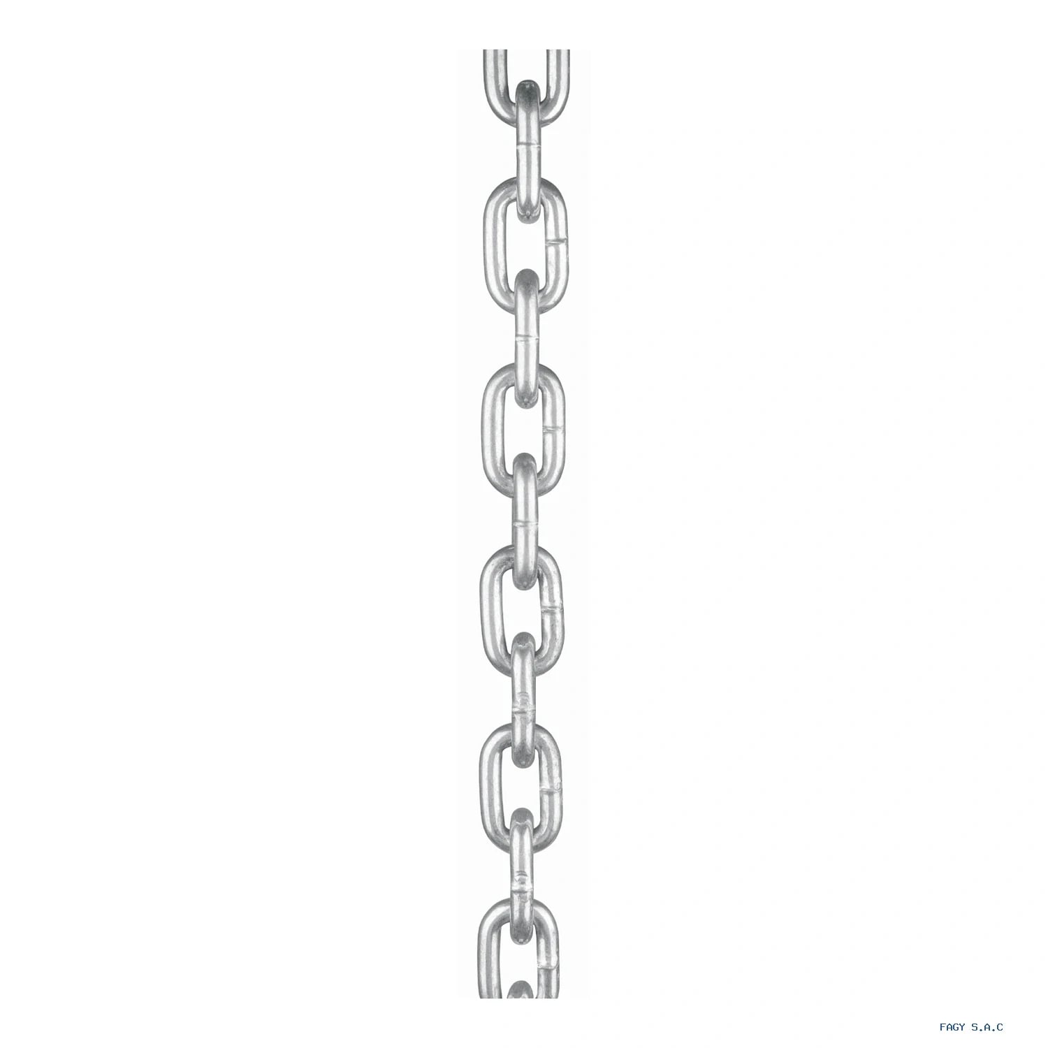 Cadena galvanizada 10 mm – 3/8", en saco con 50 kg, Truper 103445