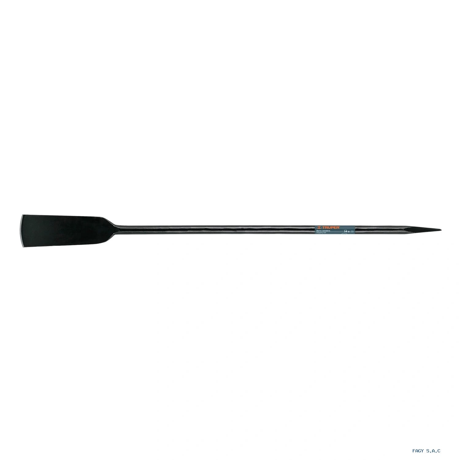 Barra cavadora 1" x 130 cm, escoplo 102 mm, TRUPER 19986