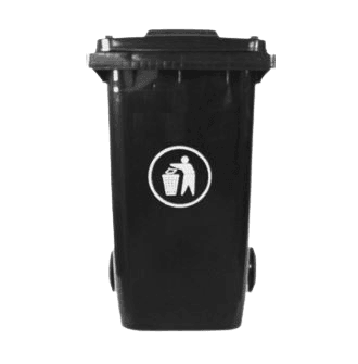Contenedor de 240 litros con pedal Qr Importado