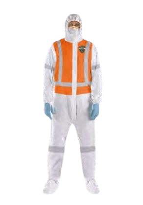 Traje con cinta reflectiva y costuras selladas Worksafe Strong