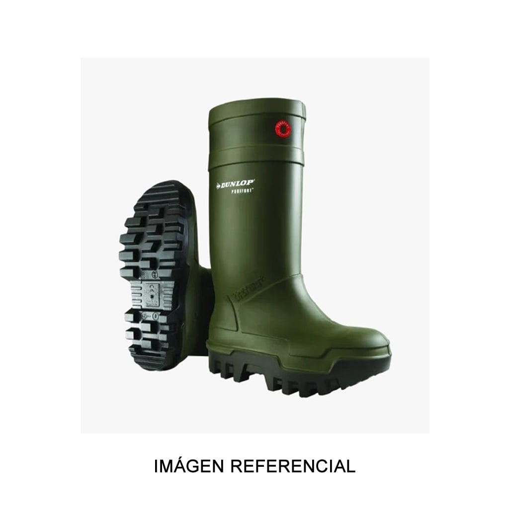 Bota punta de acero térmica verde Dunlop C662933