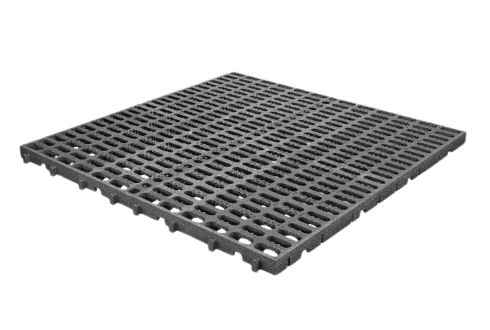 Piso modular con ventilación máxima color negro PM-6060V