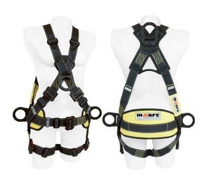 Arnes 4 argollas con soporte lumbar Insafe 8009-1M-ARC