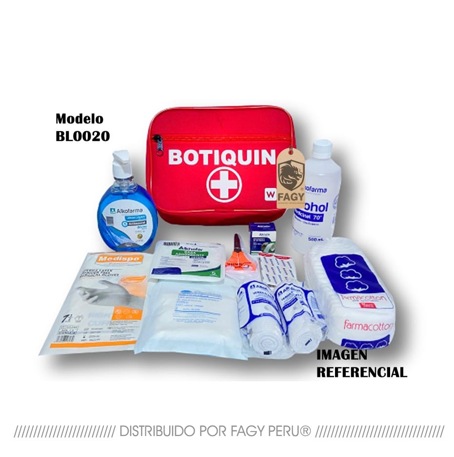 Botiquin de primeros auxilios MTC- buses y camiones BL0020