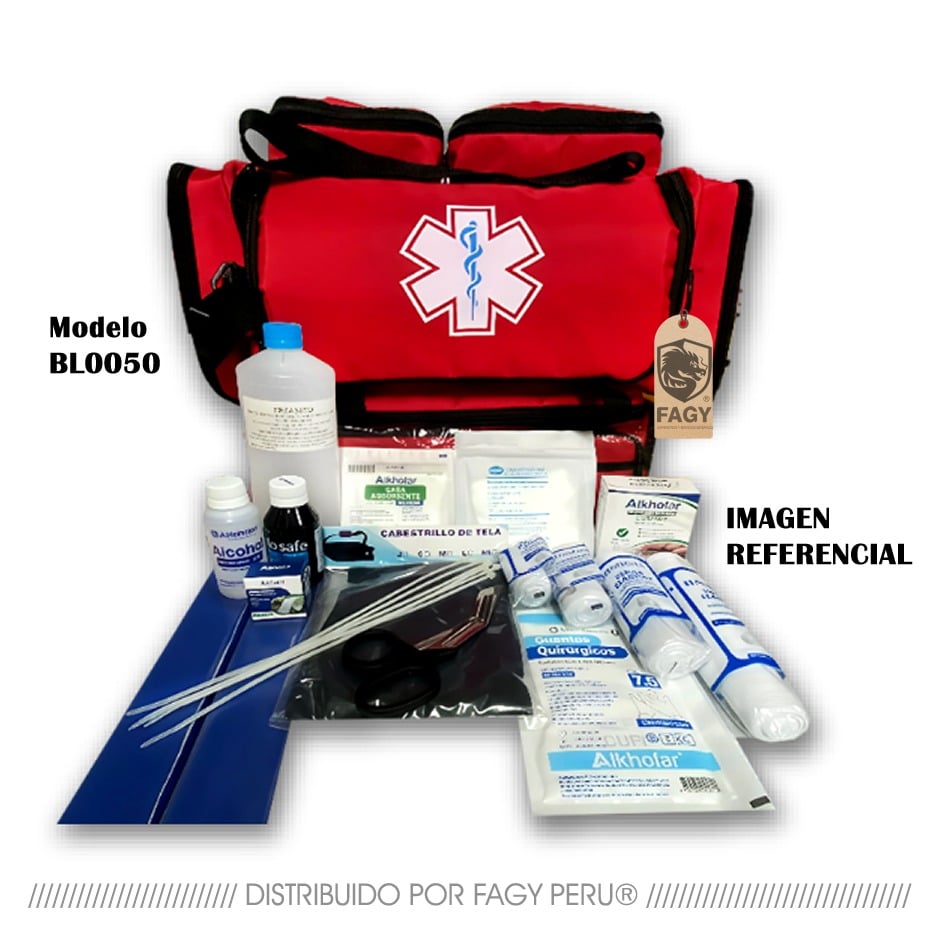 Botiquin de primeros auxilios minera Chinalco BL0050