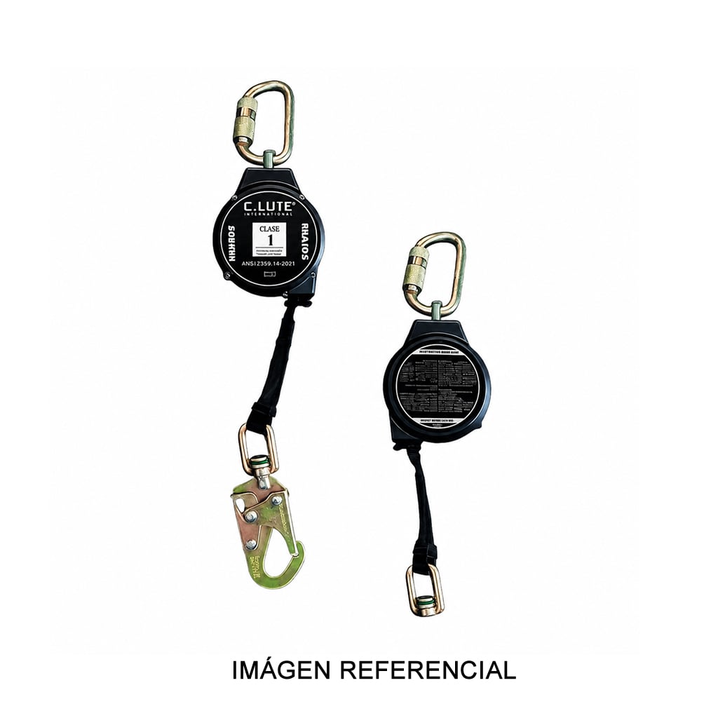 Bloque Retráctil KRATOS 11 FT (3.35 m) con cinta Dyneema Clase 1